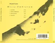CD - Daniel Lentz - Missa Umbrarum