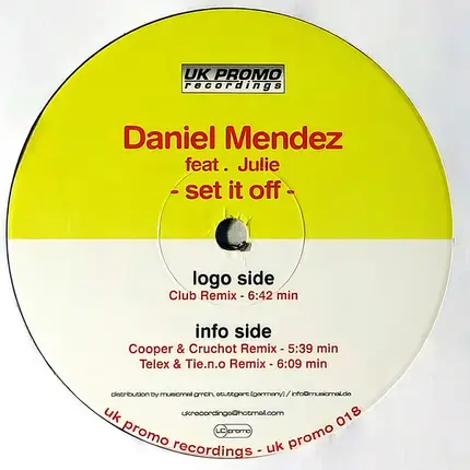 Daniel Mendez , Julie - SET IT OFF