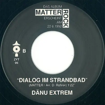 Daniel Siegrist / Dänu Extrem - Matter Rock