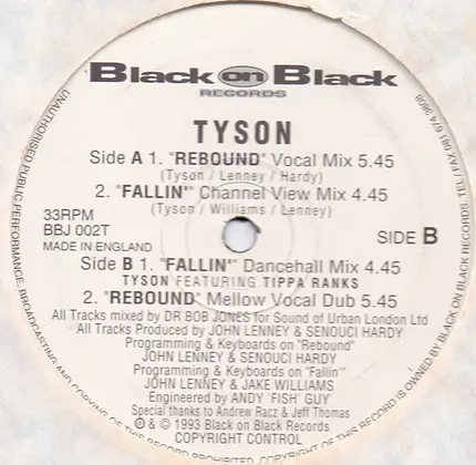 Daniel Tyson - Rebound / Fallin'