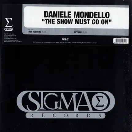 Daniele Mondello - The Show Must Go On