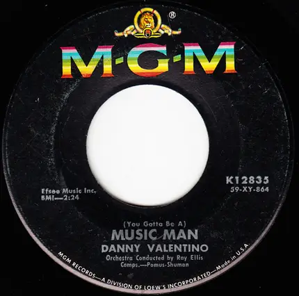 Danny Valentino - Stampede / (You Gotta Be A) Music Man