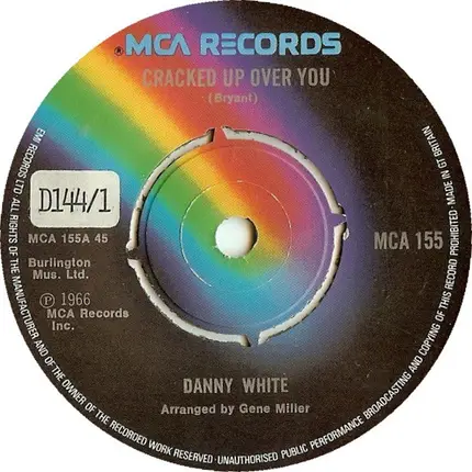 Danny White - Cracked Up Over You