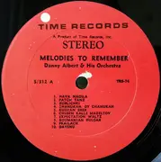 LP - Danny Albert & His Orchestra - Melodies To Remember