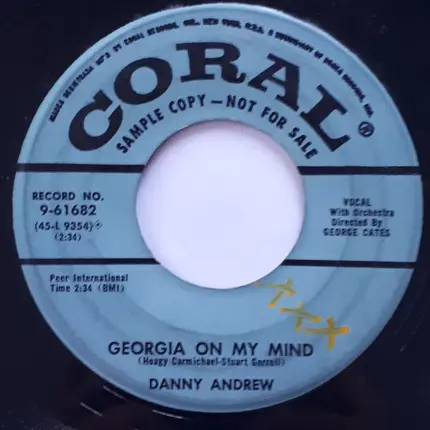 Danny Andrew - Maria Elena / Georgia On My Mind