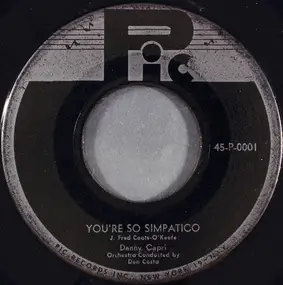 Danny Capri - You're So Simpatico