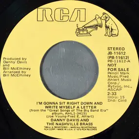 Danny Davis and the Nashville Brass - I'm Gonna Sit Right Down And Write Myself A Letter / Ain't Misbehavin'