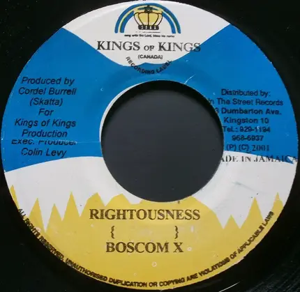 Danny English / Bascom X - Damme / Rightousness