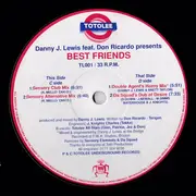 2 x 12inch Vinyl Single - Danny J Lewis Feat. Don Ricardo - Best Friends (The Mixes)