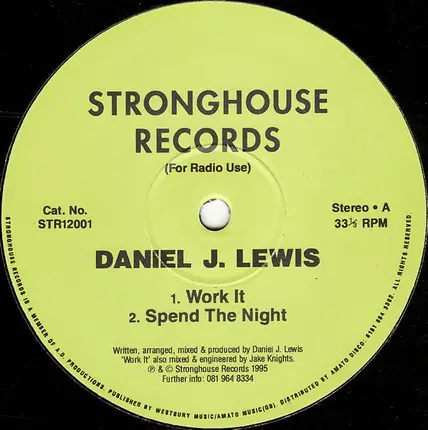 Danny J Lewis - Four For The Floor EP