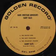 LP - Danny Kaye - Hans Christian Anderson's Fairy Tales