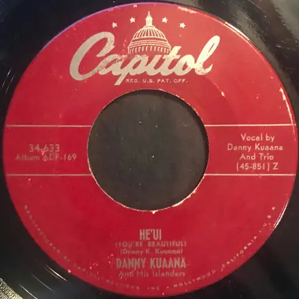 Danny Kuaana And His Islanders - Holiday In Hawaii