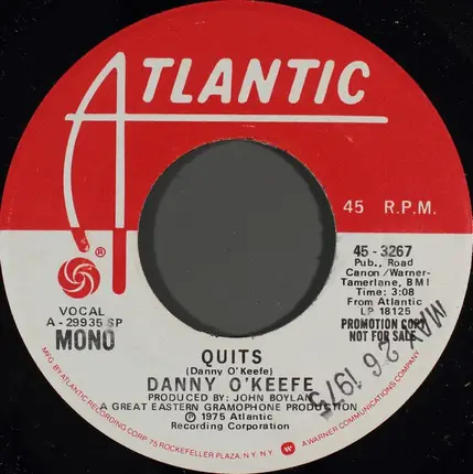 Danny O'Keefe - Quits