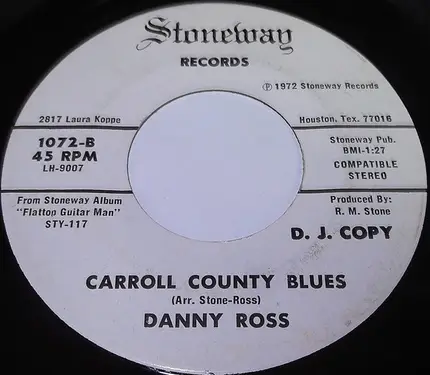Danny Ross - I Love You So / Carroll County Blues