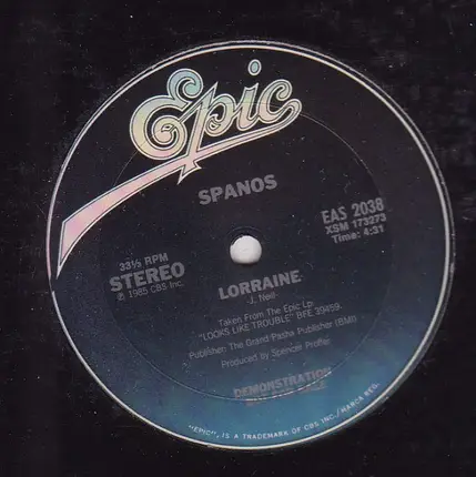 Danny Spanos - Wherever There's Smoke (There's Fire) / Lorraine