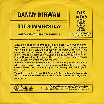 Danny Kirwan - Hot Summer's Day