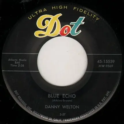 Danny Welton - Calypso Melody / Blue Echo
