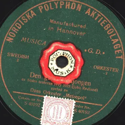 Dans Orkester "Metropol" - Den gula Paviljongen / Knock-out