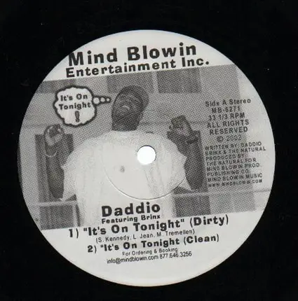 DADDIO - IT'S ON TONIGHT FEAT.BRINX