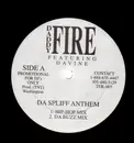 12inch Vinyl Single - DADDY FIRE AND DAVINE - DA SPLIFF ANTHEM - PROMO