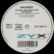 12inch Vinyl Single - Dagobert - Achtung, Hier Spricht Der Erpresser