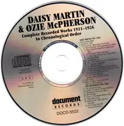 CD - Daisy Martin & Ozie McPherson - Complete Recorded Works 1921-1926 In Chronological Order