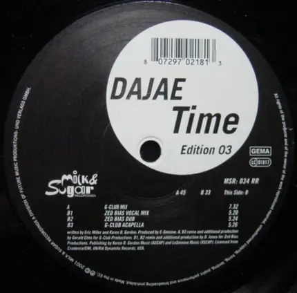 Dajaé - Time (Edition 3)