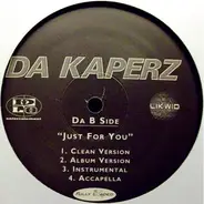 Da Kaperz - Don't Stop Pt. 2 / Just For You