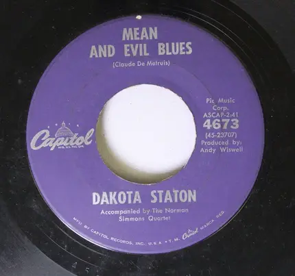 Dakota Staton - When I Grow Too Old To Dream / Mean And Evil Blues