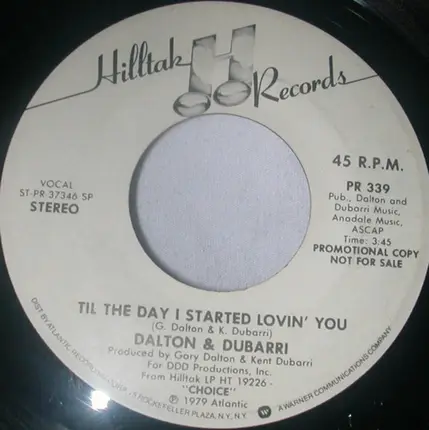 Dalton & Dubarri - 'Til The Day I Started Lovin' You