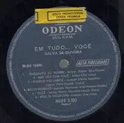 LP - Dalva De Oliveira - Em Tudo...Você - Mono
