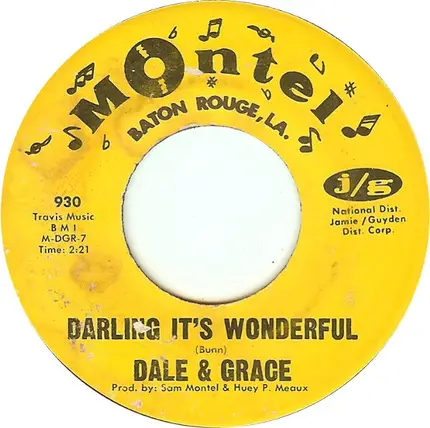 Dale & Grace - Darling It's Wonderful / What's Happening To Me