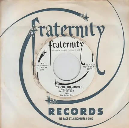 Dale Wright - You're The Answer