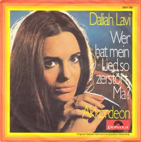 Daliah Lavi - Wer Hat Mein Lied So Zerstört, Ma?