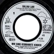 7inch Vinyl Single - Daliah Lavi - Wir Sind Gebrannte Kinder