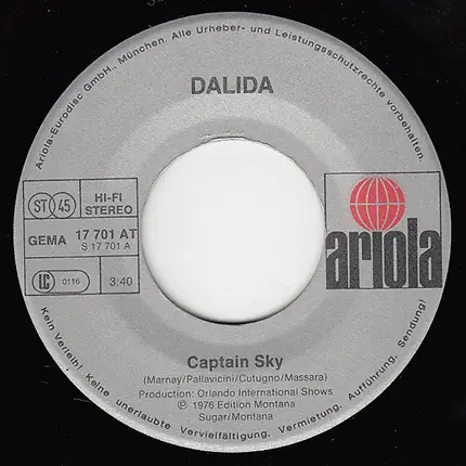 Dalida - Captain Sky