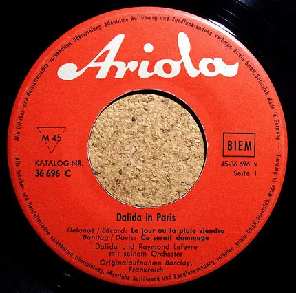 Dalida - Dalida In Paris