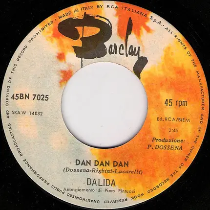 Dalida - Dan Dan Dan