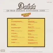 LP - Dalida - Er War Gerade Achtzehn Jahr