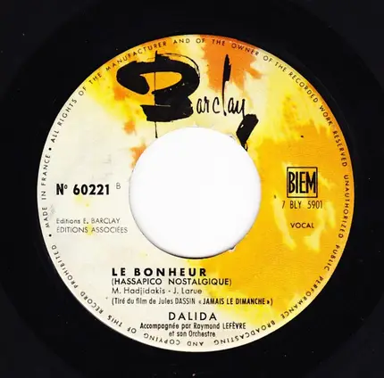 Dalida - Les Enfants Du Pirée