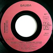 7inch Vinyl Single - Dalida - Monday Tuesday... Laissez Moi Danser