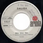 7inch Vinyl Single - Dalida - Mein Lieber Herr