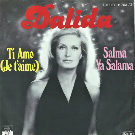 Dalida - Salma Ya Salama / Ti Amo (Je T'Aime)