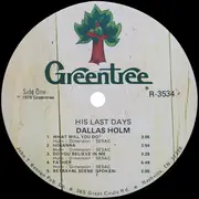 LP - Dallas Holm - His Last Days