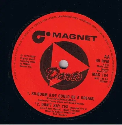 Darts - White Christmas / Sh-boom