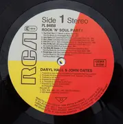 LP - Daryl Hall & John Oates - Greatest Hits - Rock 'N Soul Part I