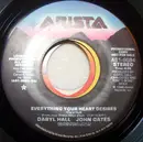 7inch Vinyl Single - Daryl Hall & John Oates - Everything Your Heart Desires