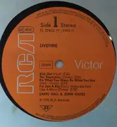 LP - Daryl Hall & John Oates - Livetime