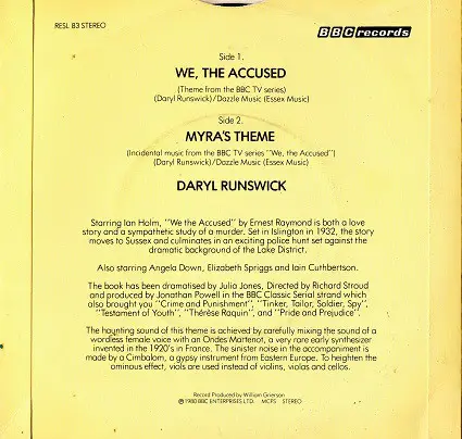 Daryl Runswick - We, The Accused