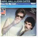 7'' - Daryl Hall & John Oates - Kiss On My List